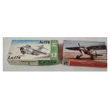 2 Model Plane Kits 1:72 - Lavochkin, Pzl Fighter