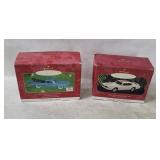 2 Keepsake Ornaments - '69 Olds 442, '59 El Camino