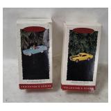 2 Keepsake Ornaments - '69 Camaro, '57 Bel Air