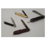 4 Pocket Knives - Sabre, Kamp King, Iroquois