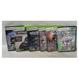 6 Xbox 360 Games - Fable Il, Gta 5, Cod Ghosts