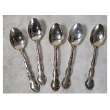 5 Gorham Sterling Spoons 63.3g