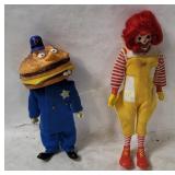 Vtg Remco Ron Mc Donald & Officer Big Mac Figures