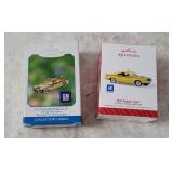 2 Keepsake Ornaments - '70 Buick Gsx, '54 Wildcat