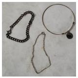 3 Sterling Bracelets 12.4g