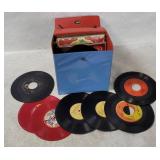 Case W/ Vtg 7' Records - Childrens Etc.