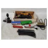 Tyco H O Silver Streak Loco W/ Cars, Track Etc.