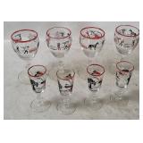 Mid-century Libbey Cocktail & Shot Glasses