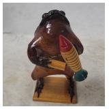 Taxidermy Frog Playing A Guiro