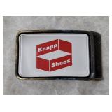 Vtg Knapp Shoes Belt Buckle