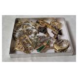 Assorted Costume Jewelry Brooches