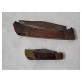 2 Pocket Knives W/ Cases