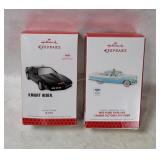 2 Keepsake Ornaments - Knight Rider, '55 Fairlane