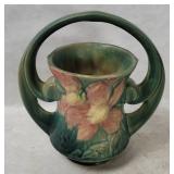 Vtg Roseville Clematis Basket Vase