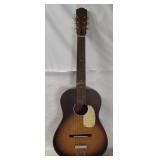 Vtg Acoustic Parlor Guitar, Repaired