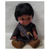 Vtg Native American Indian Boy Doll