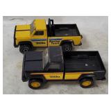 2 Vtg Tonka Small Steel Pickup Trucks