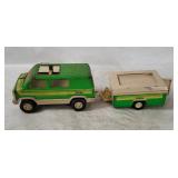 Vtg Tonka Steel Van W/ Camper