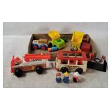 Vtg Fisher Price Vehicles & Figures