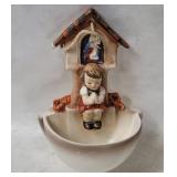 Hummel Worship Holy Water Font, Has Chip