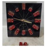 Las Vegas Dice Battery Operated Clock