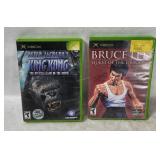2 Xbox Games - Bruce Lee, King Kong