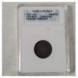 1837 Capped Bust U S Silver Dime Anacs Graded G6