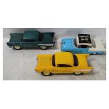 3 Chevy Bel Air Small Toy Cars