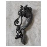 Antique Metal Cherub Architectural Mount