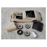 Vtg Mercedes Benz Plastic Model Car