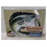 Heddon Fishing Tackle Metal Sign