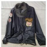Vtg Jacket W/ Olds 442 Patches Size L & Hat
