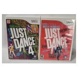 2 Nintendo Wii Just Dance Games