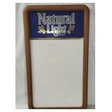 Natural Light Beer Dry Erase Menu Board