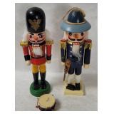 2 Wooden Nutcracker 10' Figures