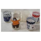 Vtg Glasses & Cups - A&w, Kool Aid, Apollo Moon