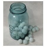 Ball Perfect Mason Jar W/ Marbles
