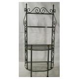 Vtg 3-tier Metal Plant Stand