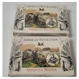 2 Accurate Amer. Revolution Militia Figure Sets