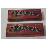 2 New Frost Cutlery Safari Pocket Knives