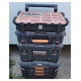 Ridgid Pro Gear System 4pc. Rolling Tool Box