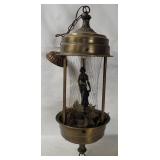 Vtg Hanging Mineral Oil Rain Lamp