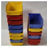 Small Stackable Plastic Storage Bins