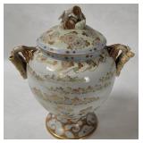 Japanese Satsuma Style Porcelain Urn