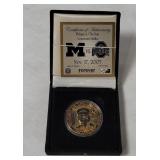2007 Michigan Vs O S U Commemorative Medallion
