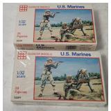 2 Glencoe U S Marines Soldier Figure Sets 1:32