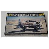 Heller Nat-28 Trojan Warplane Model Kit 1:72
