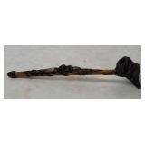 Carved Wood Tribal Design Smoking Pipe