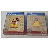2 Disney Sketchbook Puzzles - Mickey, Snow White