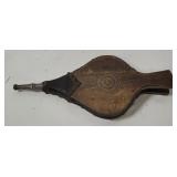 Vtg Wooden Fireplace Bellow